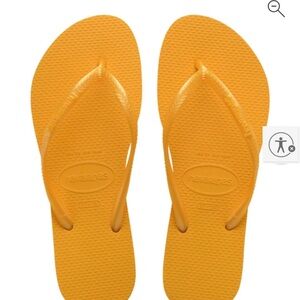 Havaianas Yellow Flip Flops